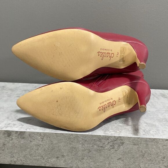 Charles by Charles David Poca Cherry 
Women's Boots/Booties Size 7 Faux Leather - Picture 13 of 16